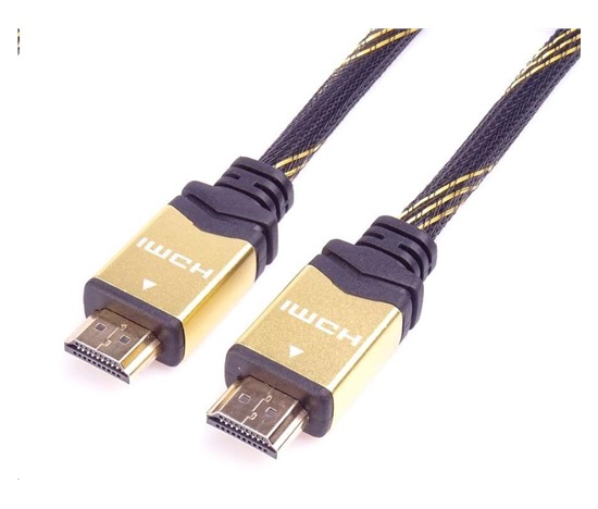 PREMIUMCORD Kabel HDMI 2.0 High Speed + Ethernet kabel HQ, zlacené konektory, 3m
