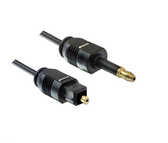 PREMIUMCORD Kabel 3,5mm mini Toslink - Toslink, OD:2.2mm, délka 1m