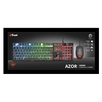 TRUST set klávesnice + myš GXT 838 Azor Gaming Combo CZ/SK