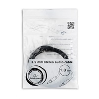 GEMBIRD Kabel přípojný jack 3,5mm M/M, PREMIUM QUALITY, pozlacený, 1,8m