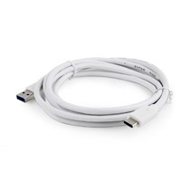 GEMBIRD Kabel USB 3.0 AM na Type-C kabel (AM/CM), 1,8m, bílý