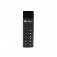 VERBATIM USB C 3.1 Drive 64 GB - Keypad Secure (R:160/W:140 MB/s) GDPR