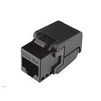 Solarix Samořezný keystone CAT5E UTP RJ45 černý