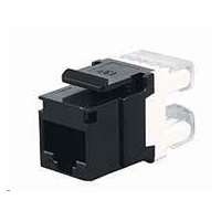 Solarix Zařezávací keystone CAT5E UTP RJ45 černý