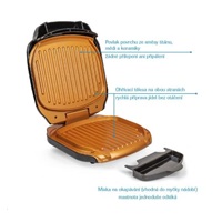 Livington Low Fat Gril 900 W, 220-240 V