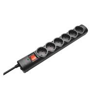 TRUST Surge Protector, Prodlužovací přívod, přepěťová ochrana 6 portů