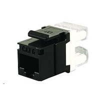 Solarix Zařezávací keystone CAT6 UTP RJ45 černý