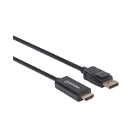 MANHATTAN Kabel DisplayPort na HDMI 1080p, 3m, černý