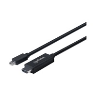 MANHATTAN Kabel Mini DisplayPort na HDMI (1080p), 1.8m, černý