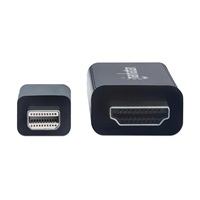 MANHATTAN Kabel Mini DisplayPort na HDMI (4K@60Hz), 1.8m, černý