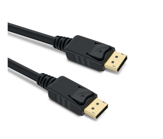 PREMIUMCORD Kabel DisplayPort 1.4 přípojný kabel M/M, zlacené konektory, 0,5m