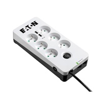 Eaton Protection Box 6 Tel@ USB FR, přepěťová ochrana, 6 zásuvek, 2x USB nabíječka, 1m