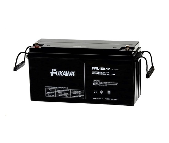 Baterie - FUKAWA FWL 150-12 (12V/150Ah - M8), životnost 10let
