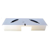 Virtuos pokladní zásuvka Flip-top FT-460C4 - s kabelem, se zamykacím krytem, bílá