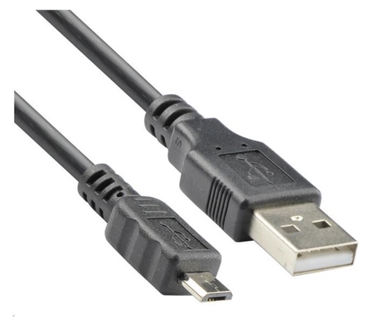 PREMIUMCORD Kabel micro USB 2.0, A-B 1,5m kabel navržený pro rychlé nabíjení