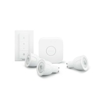 PHILIPS Hue Startovací KIT, White and Color Ambience( 3x žárovka 6,5W GU10  DIM + bridge + 1x ovladač se stmíváním )
