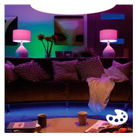 PHILIPS Hue Startovací KIT, White and Color Ambience( 3x žárovka 6,5W GU10  DIM + bridge + 1x ovladač se stmíváním )