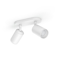 PHILIPS Fugato bodové svítidlo, Hue White and Color ambiance, 240V, 2x5.7W GU10, Bílá