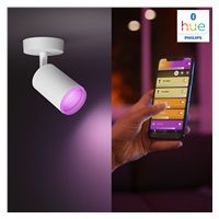 PHILIPS Fugato bodové svítidlo, Hue White and Color ambiance, 240V, 2x5.7W GU10, Bílá