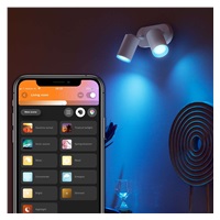 PHILIPS Fugato bodové svítidlo, Hue White and Color ambiance, 240V, 2x5.7W GU10, Bílá