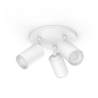 PHILIPS Fugato bodové svítidlo, Hue White and Color ambiance, 240V, 3x5.7W GU10, Bílá