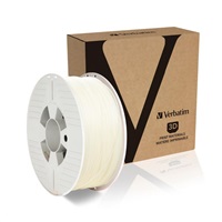 VERBATIM 3D Printer Filament PLA 1.75mm, 335m, 1kg natural transparent (OLD PN 55274)