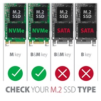 AXAGON PCEM2-1U, PCIe x16/x8/x4 - M.2 NVMe M-key slot adaptér, 1U