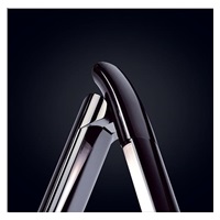 Solight LED stolní lampička stmívatelná, 12W, volba teploty světla, USB, černý lesk