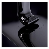 Solight LED stolní lampička stmívatelná, 12W, volba teploty světla, USB, černý lesk