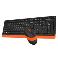 A4tech FG1010 FSTYLER set bezdr. klávesnice + myši, oranžová barva