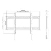 Reflecta PLANO Flat 100-9060 nástěnný TV držák