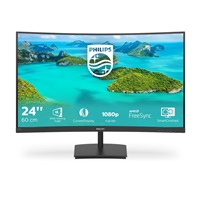 Philips MT VA LED 23,6" 241E1SCA/00 - VA panel, 1920x1080, D-Sub, HDMI, repro, zakriven