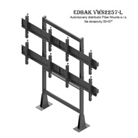 EDBAK VWS2257L - televizní stěna 2x2 Tv do 57"