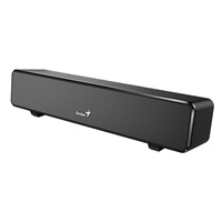 GENIUS repro USB SoundBar 100/ drátový/ 6W/ USB/ 3,5" jack/ černý
