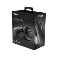 TRUST ergonomická vertikální myš Verro Wireless Ergonomic Mouse, black