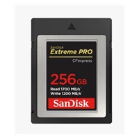 SanDisk Compact Flash 256GB Express Extreme Pro (R:1700/W:1200 MB/s)