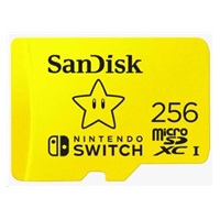 SanDisk MicroSDXC karta 256GB for Nintendo Switch (R:100/W:90 MB/s, UHS-I, V30,U3, C10, A1) licensed Product,Super Mario – náhled 1