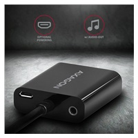 AXAGON RVH-VGAN, HDMI -> VGA redukce / adaptér, FullHD, audio výstup, micro USB nap. konektor