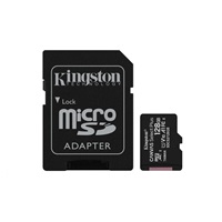 Kingston MicroSDXC karta 128GB Canvas Select Plus 100R A1 C10 Card + SD adaptér