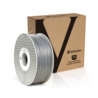 VERBATIM 3D Printer Filament PLA 1.75mm, 335m, 1kg silver/metal grey (55275)
