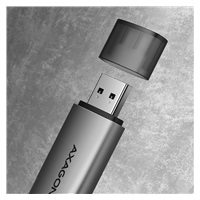 AXAGON CRE-SAC, USB3.2 Gen 1 Type-C + Type-A externí čtečka karet SD/microSD, podpora UHS-I