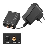 PREMIUMCORD Převodník z analogového signálu 2xCINCH na digitální SPDIF a optický Toslink