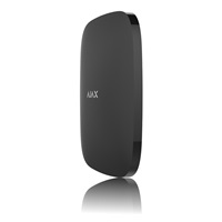 Ajax Hub Plus black 11790.01.BL1 centrální ovládací panel, 2x SIM, 3G/2G, Ethernet, Wi-Fi, podpora 99 uživatelů, černá