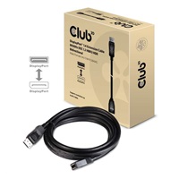 Club3D Kabel prodlužovací DisplayPort 1.4 8K 60Hz DSC 1.2 HBR3 HDR Bidirectional (M/F), 3m