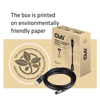 Club3D Kabel prodlužovací DisplayPort 1.4 8K 60Hz DSC 1.2 HBR3 HDR Bidirectional (M/F), 3m