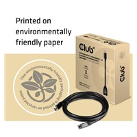 Club3D Prodlužovací kabel Mini DisplayPort 1.4 na DisplayPort 8K 60Hz DSC 1.2 HBR3 HDR Bidirectional (M/F), 1m