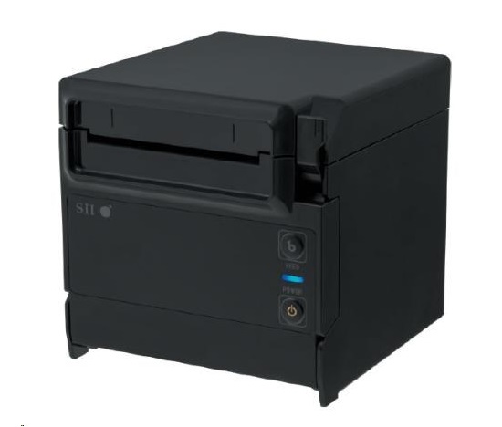 Seiko pokladní tiskárna RP-F10, řezačka, Horní/Přední výstup, LAN, černá, zdroj