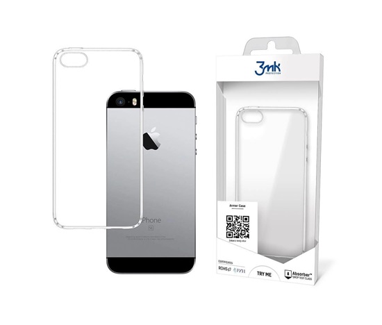3mk Armor case pro Apple iPhone 5, 5S, SE, čirý