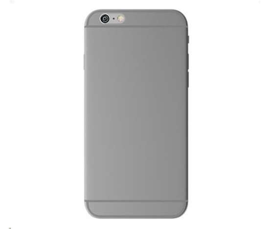 3mk ochranný kryt NaturalCase pro Apple iPhone 6 Plus, 6s Plus, transparentní bílá