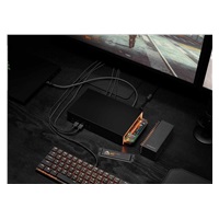 SEAGATE Dokovací stanice FIRECUDA GAMING DOC, Thunderbolt 3, s rozšiřitelným NVMe + 4TB HDD